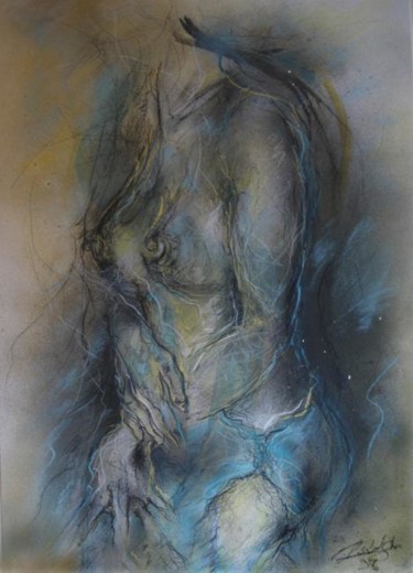 Pintura intitulada "Despida de ti II" por Elisabete Da'Silva, Obras de arte originais, Óleo