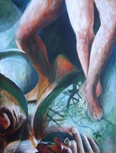 Pintura intitulada "Transmutação Interi…" por Elisabete Da'Silva, Obras de arte originais