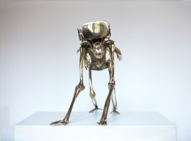 Sculptuur getiteld "Sapiens 2.0" door Beto Gatti, Origineel Kunstwerk, Bronzen