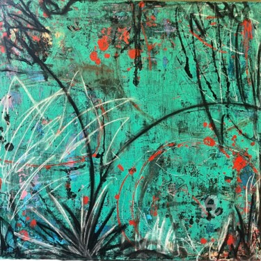 Картина под названием "The Garden" - Betsey Ervin, Подлинное произведение искусства, Акрил