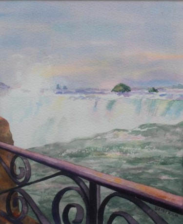 Painting titled "Looking Out Over Ni…" by Betsy Rich, Original Artwork, Oil