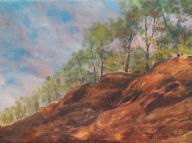 Painting titled "Ledges On The Airli…" by Betsy Rich, Original Artwork, Oil