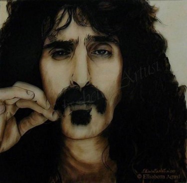 Pittura intitolato "Mr Zappa" da Betta Artusi Art, Opera d'arte originale