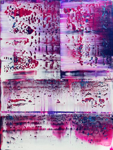 Картина под названием "Lilac Garden" - Bettina Axel, Подлинное произведение искусства, Акрил Установлен на Деревянная рама д…