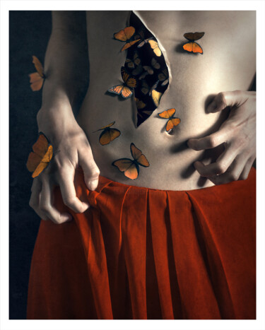 Photography titled "Avoir des papillons…" by Bettina Dupont, Original Artwork, Digital Photography