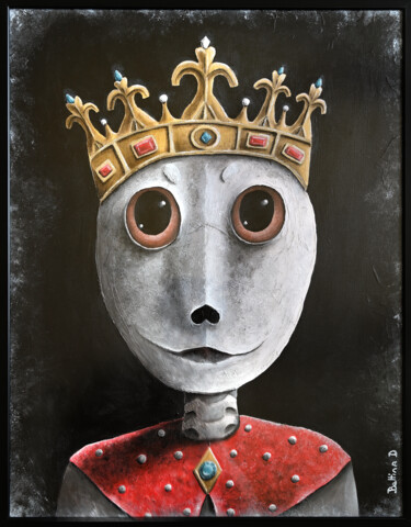 Pintura titulada "Mon roi" por Bettina Dupont, Obra de arte original, Acrílico