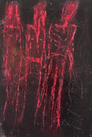 Pittura intitolato "THE COUPLE" da Betty Steinmair, Opera d'arte originale, Acrilico