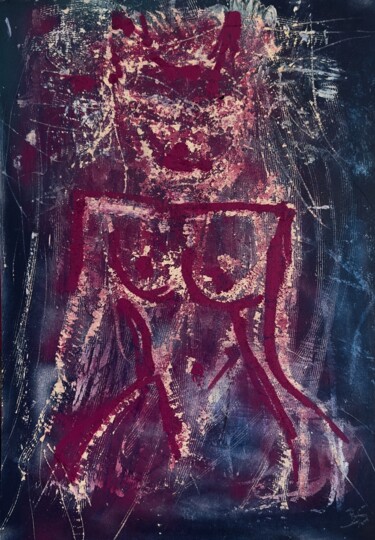 Pintura intitulada "DREAMER" por Betty Steinmair, Obras de arte originais, Acrílico