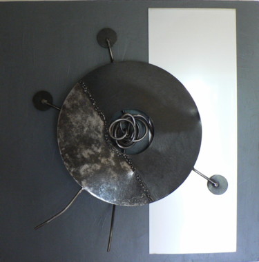 "Tableau sculpture T…" başlıklı Heykel Béatrice Choury tarafından, Orijinal sanat, Metaller