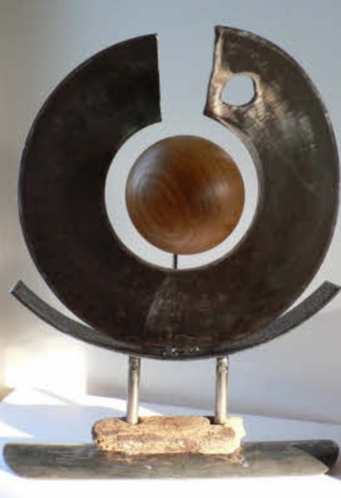 Sculpture titled "Sculpture IO3632" by Béatrice Choury, Original Artwork, Metals