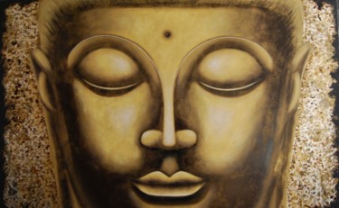 Artisanat intitulée "Bouddha.jpg" par Beuz Art, Œuvre d'art originale