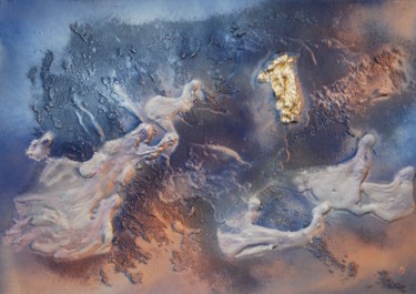 Peinture intitulée "Envol Celeste.jpg" par Beuz Art, Œuvre d'art originale, Autre