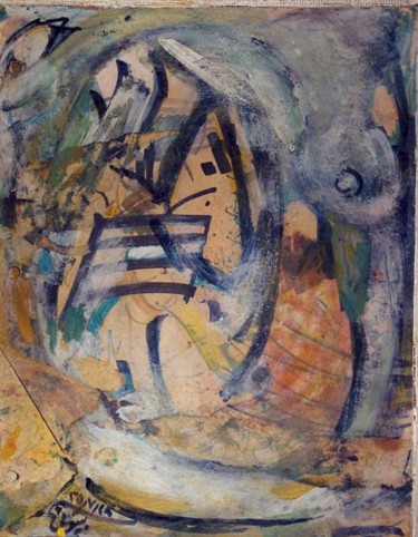 Malerei mit dem Titel "Aprés le Concerto d…" von Abol, Original-Kunstwerk, Öl