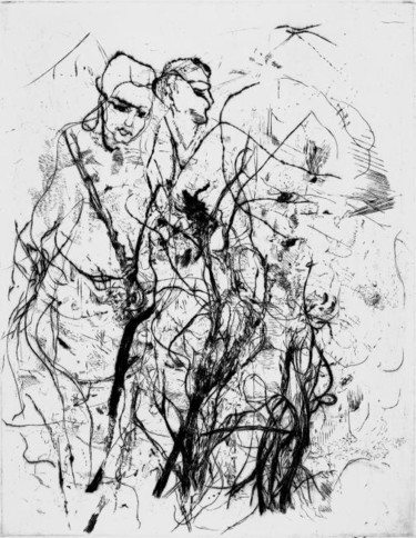 Drawing titled ""Mémoire de Rêve" -…" by Abol, Original Artwork