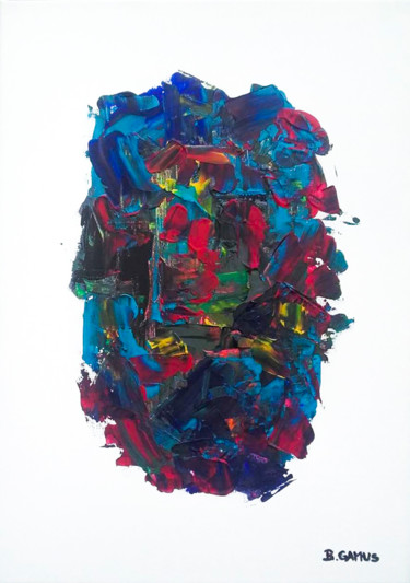 Malerei mit dem Titel "Infini" von Baptiste Gamus, Original-Kunstwerk, Acryl