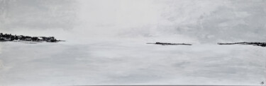 Картина под названием "Côtier" - Bg Créations, Подлинное произведение искусства, Акрил Установлен на Деревянная рама для нос…