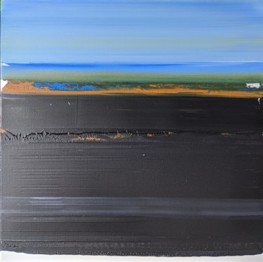 Malerei mit dem Titel "A l’horizon" von Bguerin, Original-Kunstwerk, Acryl Auf Keilrahmen aus Holz montiert