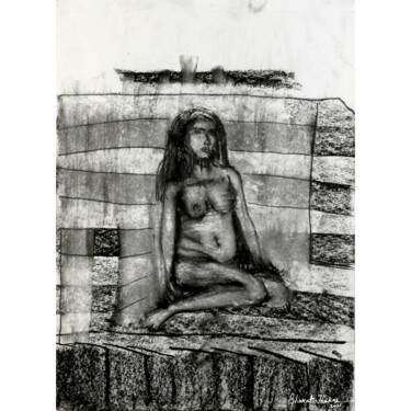 Dessin intitulée "Shaman-2 | The With…" par Bharat Thakur, Œuvre d'art originale, Acrylique