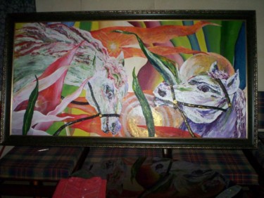 Painting titled "un titled" by Bharti Sh., Original Artwork
