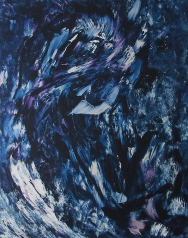 绘画 标题为“Blue velvet” 由Bianca Dakli, 原创艺术品, 丙烯