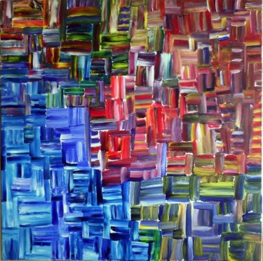 Painting titled "Labyrinth" by Bianca Miranda Basso, Original Artwork, Acrylic