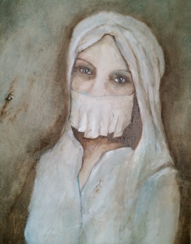 Painting titled "Sans titre." by Robert Blanchette, Original Artwork
