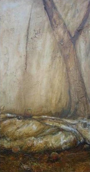 Malerei mit dem Titel "Mr. Lariviere." von Robert Blanchette, Original-Kunstwerk, Öl