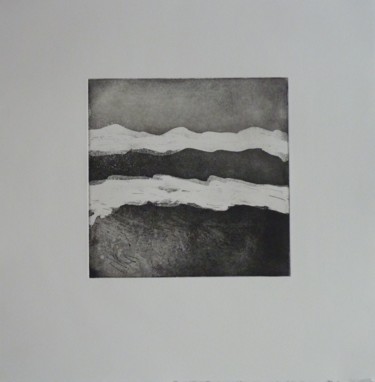 Incisioni, stampe intitolato "Horizons" da Brigitte Bibard-Guillon, Opera d'arte originale, Acquaforte