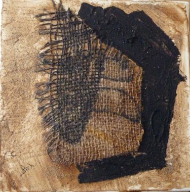 Peinture intitulée "Marée noire 1" par Brigitte Bibard-Guillon, Œuvre d'art originale, Autre