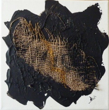 Schilderij getiteld "Marée noire 4" door Brigitte Bibard-Guillon, Origineel Kunstwerk, Olie