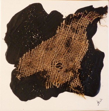 Peinture intitulée "Marée noire 9" par Brigitte Bibard-Guillon, Œuvre d'art originale, Huile