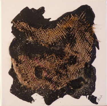 Schilderij getiteld "Marée noire 11" door Brigitte Bibard-Guillon, Origineel Kunstwerk, Olie