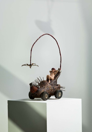 Sculpture intitulée "farniente.jpg" par Bibi Blanchet, Œuvre d'art originale, Terre cuite