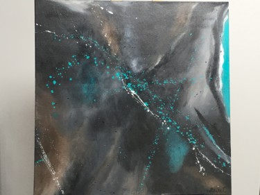 Painting titled "L'espace" by Laurie Tremblay, Original Artwork, Acrylic