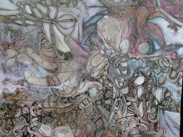 Pittura intitolato "leggerezza dell'ess…" da Fabrizio Bidoli, Opera d'arte originale