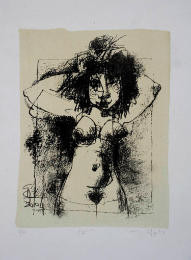 Printmaking titled "dsc02415a.jpg.фигур…" by Bidzina Kavtaradze, Original Artwork, Lithography