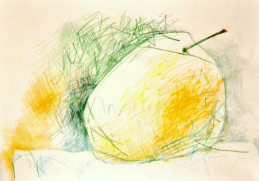 Рисунок под названием "Натюрморт. Из серии…" - Bidzina Kavtaradze, Подлинное произведение искусства, Цветные карандаши