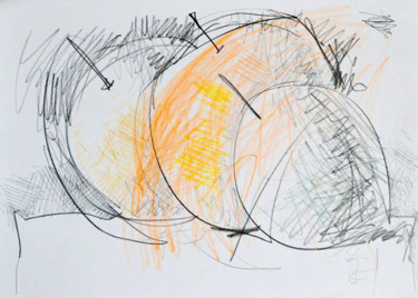 Рисунок под названием "Натюрморт.Из серии…" - Bidzina Kavtaradze, Подлинное произведение искусства, Цветные карандаши