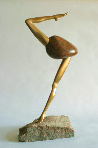 Sculpture titled "Ballet" by Zigmunds Bielis, Original Artwork, Mixed Media