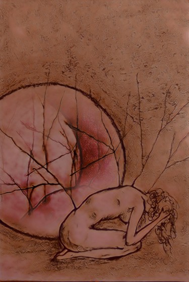 Disegno intitolato "Pain In 2" da Wingardium Leviosa, Opera d'arte originale, Lavoro digitale 2D