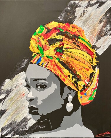 Peinture intitulée "Wemba" par Seven Minutes, Œuvre d'art originale, Acrylique
