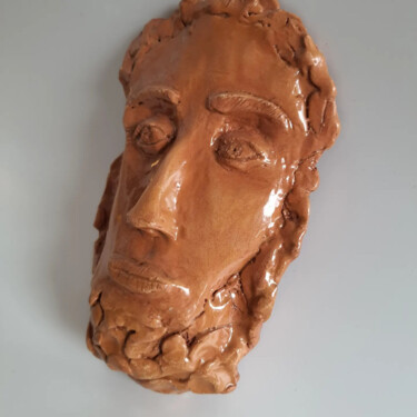雕塑 标题为“Cool Man” 由Bilge Dogrucuoglu, 原创艺术品, 陶瓷