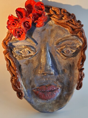 Sculpture intitulée "Medusa" par Bilge Dogrucuoglu, Œuvre d'art originale, Céramique
