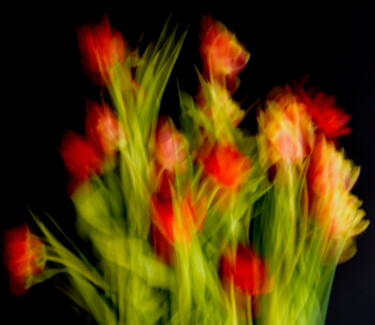 Fotografia intitolato "Impressionist Flowe…" da Bilge Paksoylu, Opera d'arte originale, Fotografia digitale