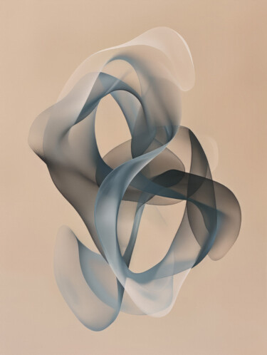 Digital Arts titled "Geometric Abstract 2" by Bilge Paksoylu, Original Artwork, AI generated image