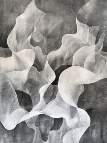 Digitale Kunst mit dem Titel "Abstract Geometric 8" von Bilge Paksoylu, Original-Kunstwerk, KI-generiertes Bild