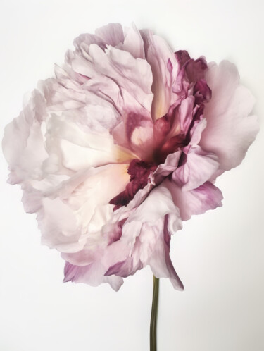 数字艺术 标题为“Watercolour Flower 4” 由Bilge Paksoylu, 原创艺术品, AI生成的图像