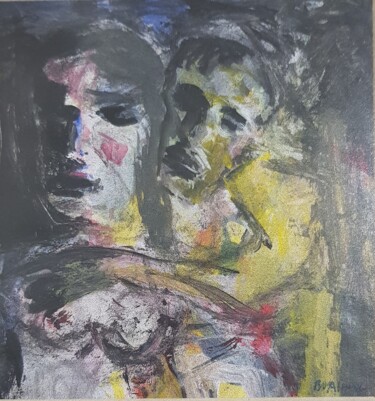 Painting titled "Pasion" by Bilgehan Altinoglu, Original Artwork, Acrylic