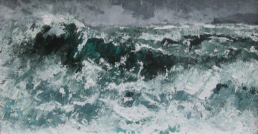 Painting titled "Winter Sea.jpg" by Bill Mcarthur, Original Artwork, Oil