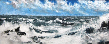 Peinture intitulée "Easterly" par Bill Mcarthur, Œuvre d'art originale, Huile